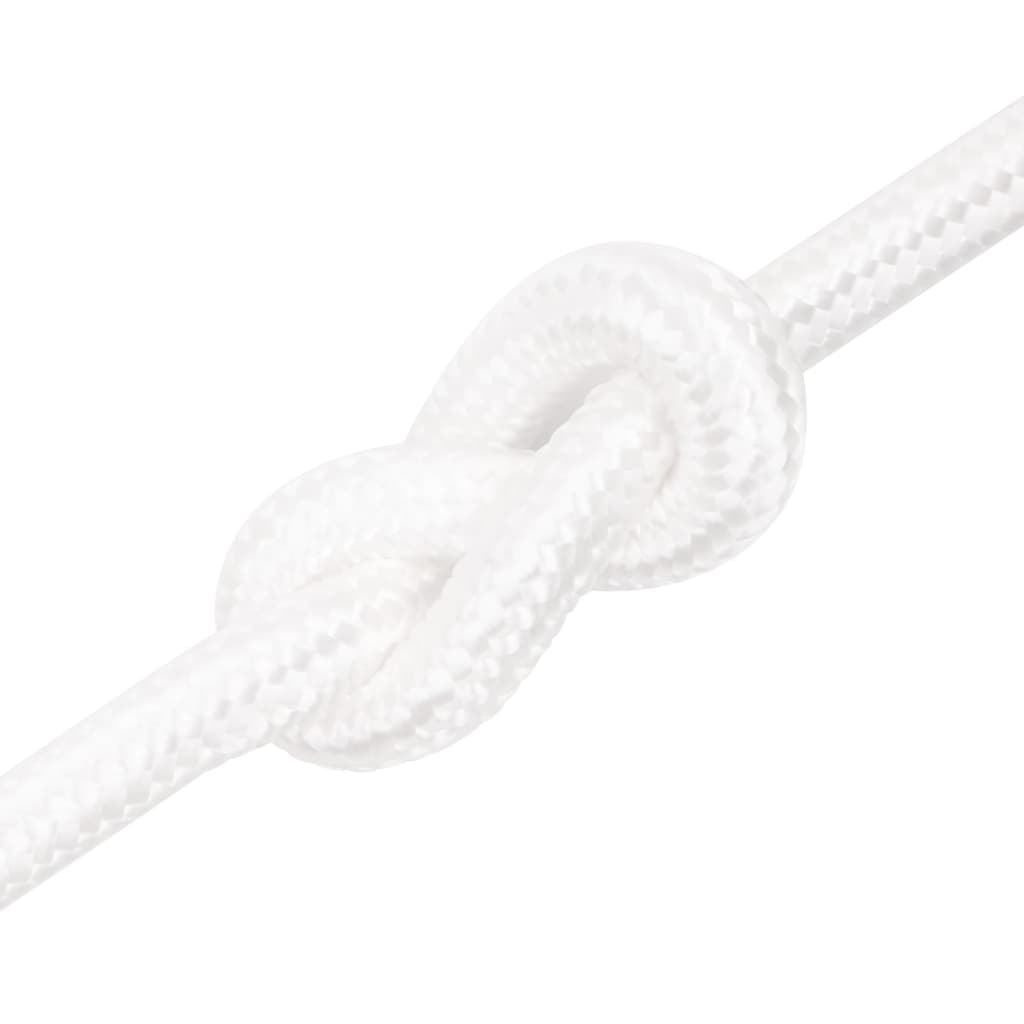 vidaXL Corde de bateau Blanc complet 20 mm 100 m Polypropylène