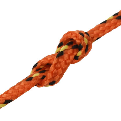 vidaXL Corde de bateau Orange 2 mm 100 m Polypropylène