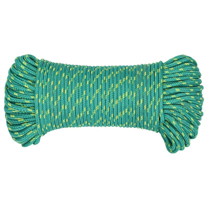vidaXL Corde de bateau Vert 3 mm 500 m Polypropylène