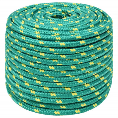 vidaXL Corde de bateau Vert 14 mm 250 m Polypropylène