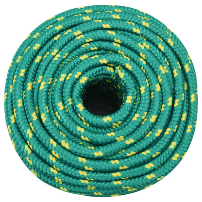 vidaXL Corde de bateau Vert 14 mm 250 m Polypropylène