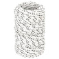 vidaXL Corde de bateau tressé Blanc 2 mmx25 m Polyester
