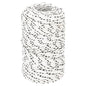 vidaXL Corde de bateau tressé Blanc 2 mmx250 m Polyester