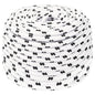 vidaXL Corde de bateau tressé Blanc 8 mmx100 m Polyester