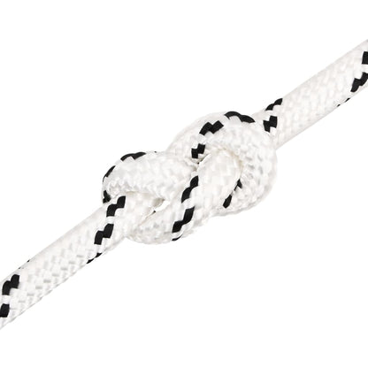 vidaXL Corde de bateau tressé Blanc 16 mmx25 m Polyester