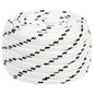 vidaXL Corde de bateau tressé Blanc 18 mmx25 m Polyester