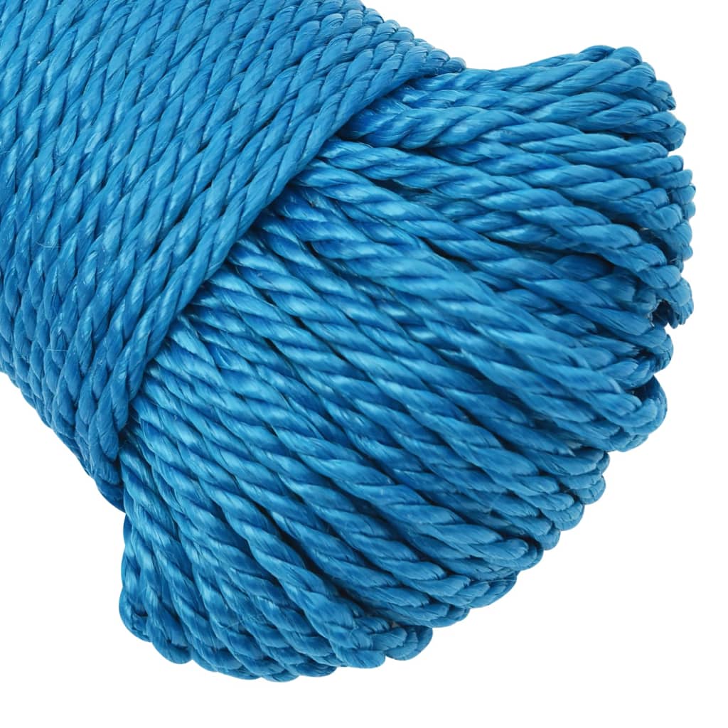 vidaXL Corde de travail Bleu 3 mm 250 m Polypropylène