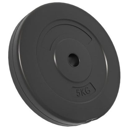 vidaXL Plaques de poids 4 pcs 30 kg Béton