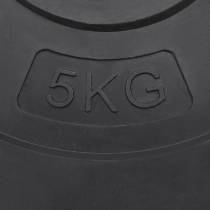vidaXL Plaques de poids 4 pcs 30 kg Béton