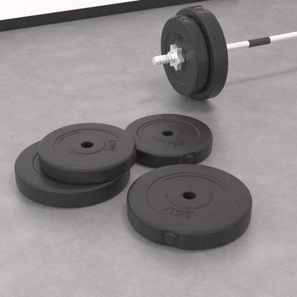 vidaXL Plaques de poids 4 pcs 30 kg Béton