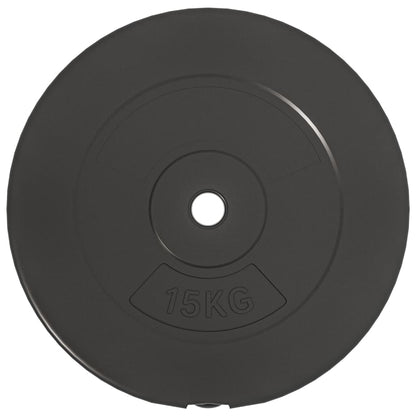 vidaXL Plaques de poids 2 pcs 30 kg Béton