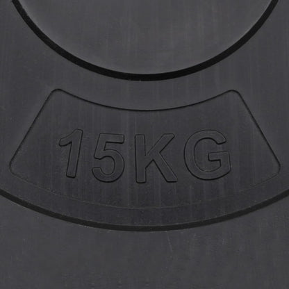 vidaXL Plaques de poids 2 pcs 30 kg Béton