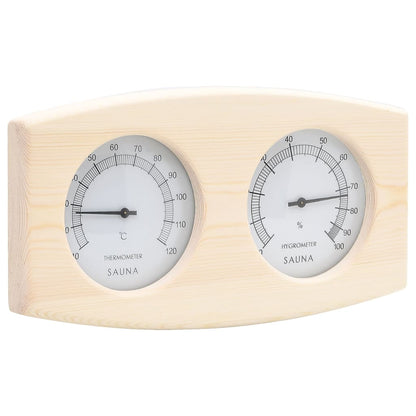 vidaXL Ensemble 2 en 1 hydrothermographe et minuterie à sable de sauna