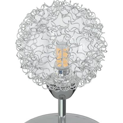 vidaXL Plafonnier avec abat-jour en maille métallique pour 5 LED G9