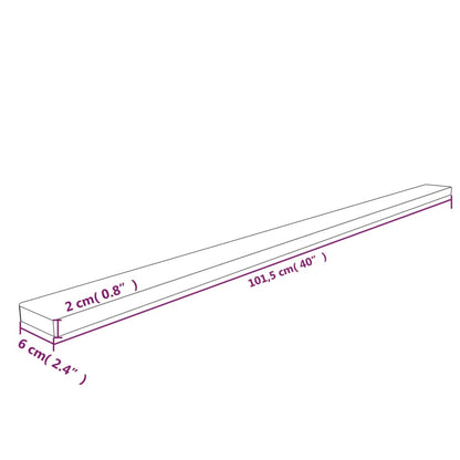 vidaXL Protecteurs d'angle 2 pcs Jaune et noir 6x2x101,5 cm PU