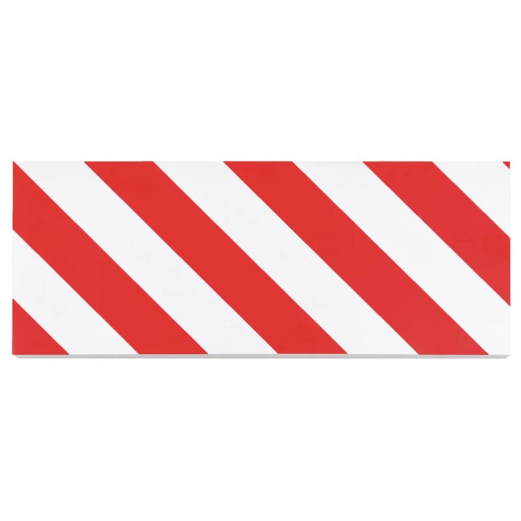 vidaXL Protecteurs de mur 6 pcs Rouge et blanc 50x20x2 cm Mousse EVA