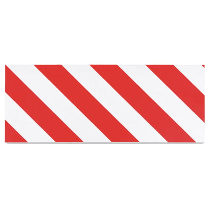 vidaXL Protecteurs de mur 6 pcs Rouge et blanc 50x20x2 cm Mousse EVA