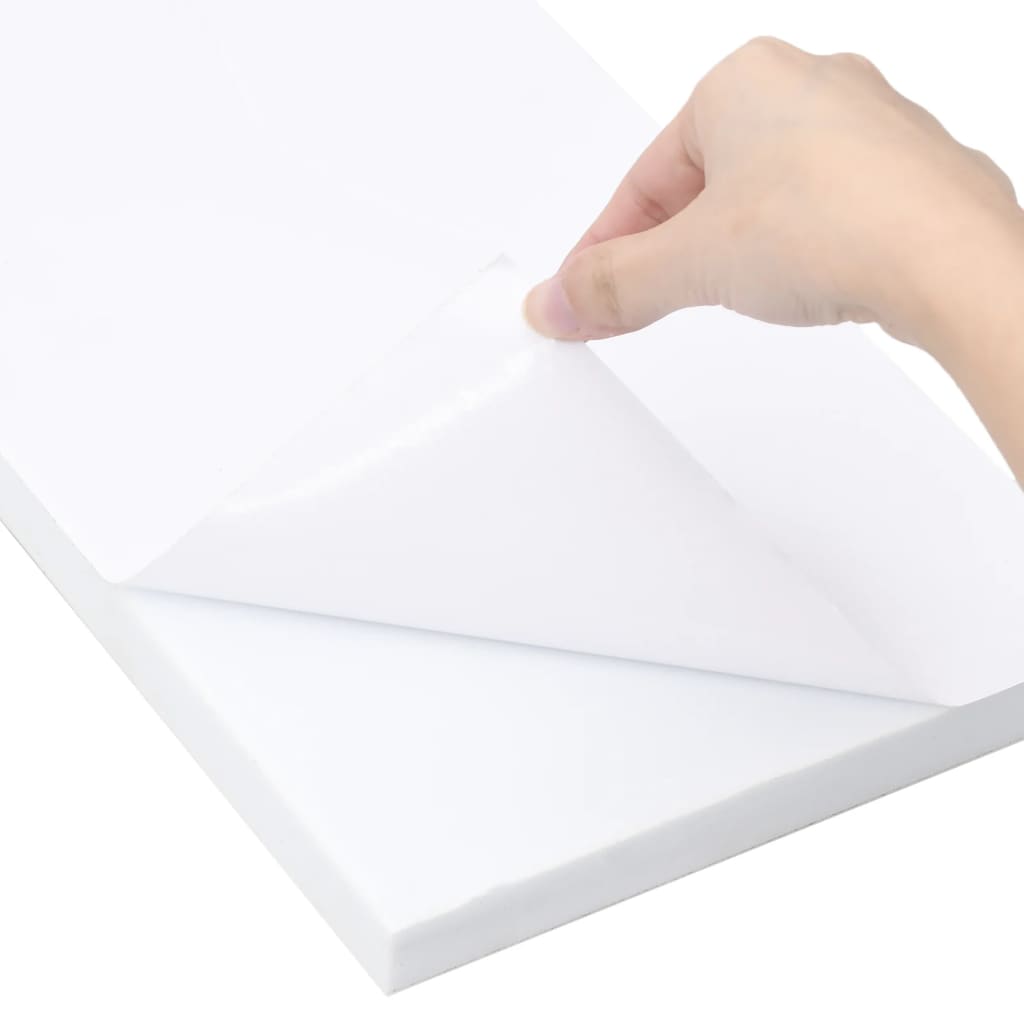 vidaXL Protecteurs de mur 6 pcs Rouge et blanc 50x20x2 cm Mousse EVA
