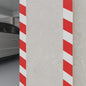 vidaXL Protecteurs de mur 6 pcs Rouge et blanc 50x20x2 cm Mousse EVA