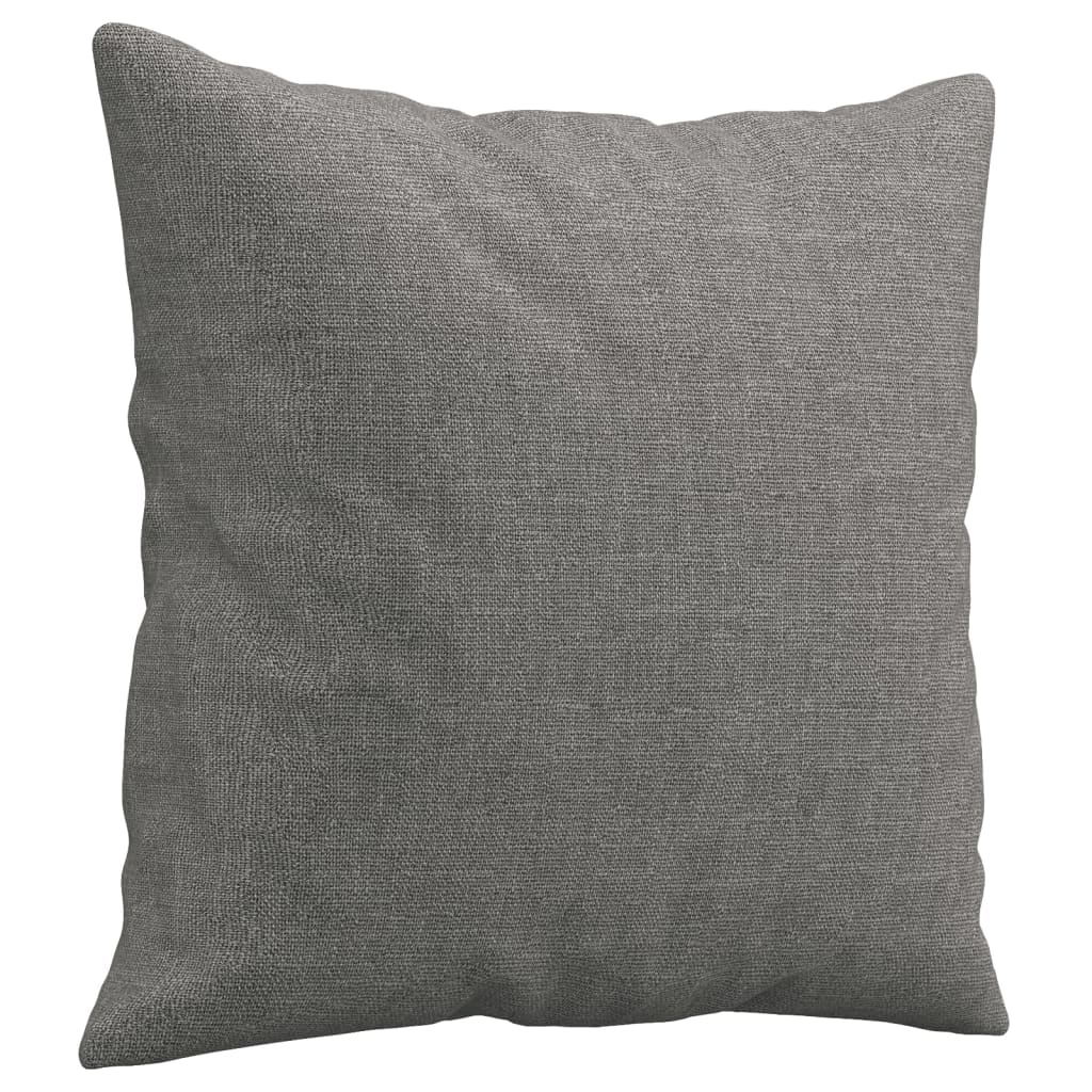 vidaXL Coussins décoratifs 2 pcs Gris foncé 40x40 cm Tissu