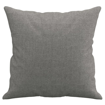vidaXL Coussins décoratifs 2 pcs Gris foncé 40x40 cm Tissu