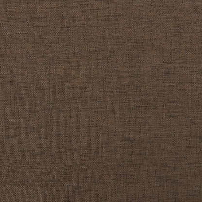 vidaXL Coussins décoratifs 2 pcs Marron 40x40 cm Tissu