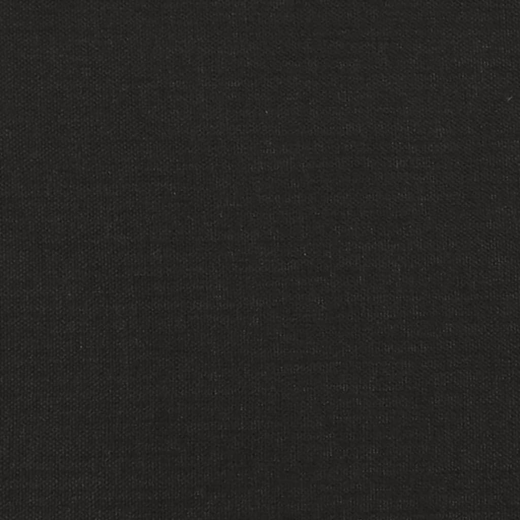 vidaXL Coussins décoratifs 2 pcs Noir 40x40 cm Tissu