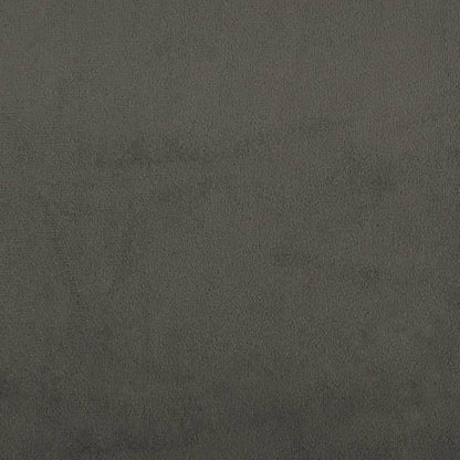 vidaXL Coussins décoratifs 2 pcs Gris foncé 40x40 cm Velours