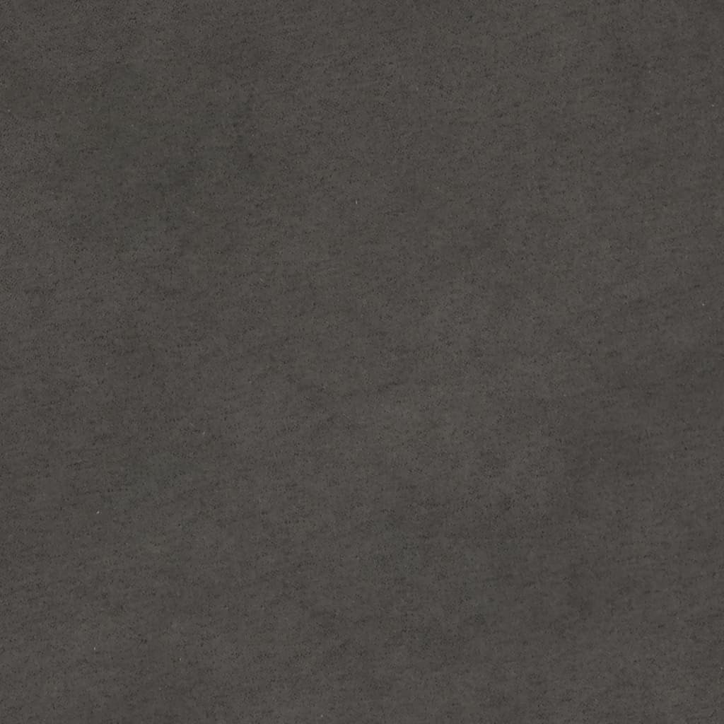 vidaXL Coussins décoratifs 2 pcs Gris foncé 40x40 cm Tissu microfibre