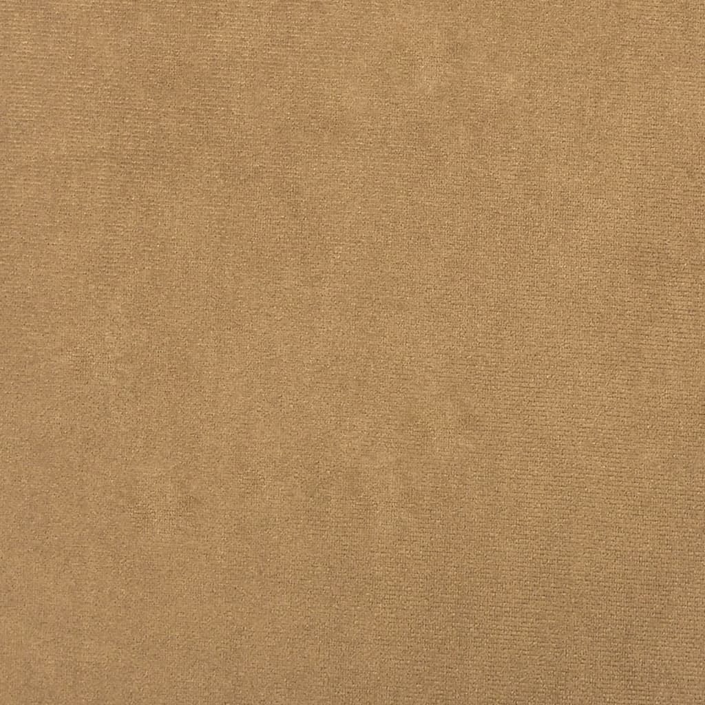 vidaXL Coussins décoratifs 2 pcs Marron Ø15x50 cm Velours