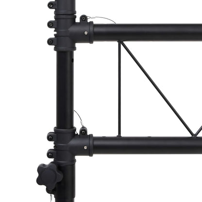 vidaXL Support de lampe 338x115x(180-300) cm Acier