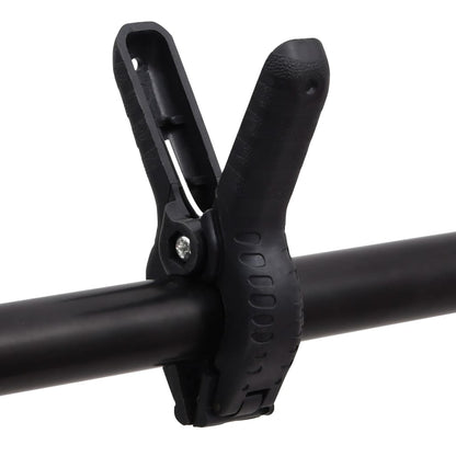 vidaXL Support de fond en forme de T Noir 201x60x(70-200) cm