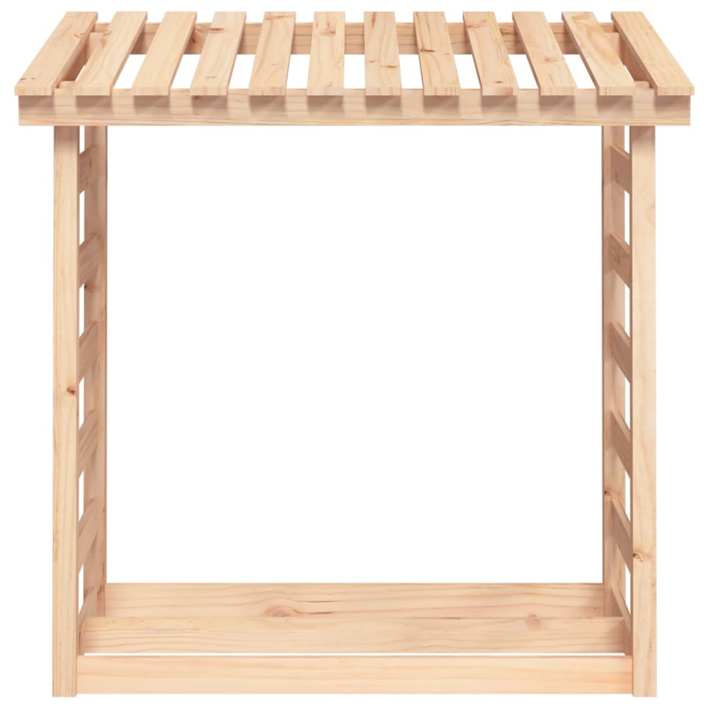 vidaXL Support pour bois de chauffage 108x64,5x110 cm Bois de pin