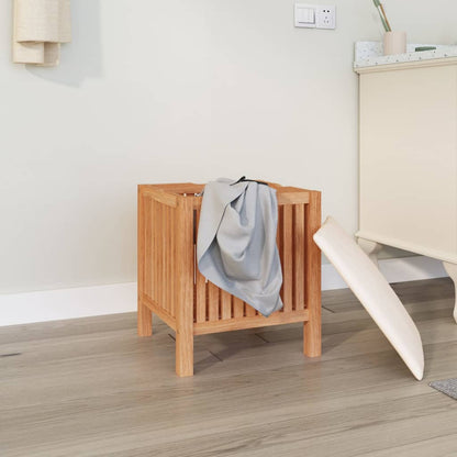 vidaXL Tabouret de salle de bain 40,5x40x52 cm Bois massif de noyer