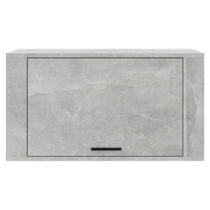 vidaXL Armoire à chaussures murale Gris béton 70x35x38 cm