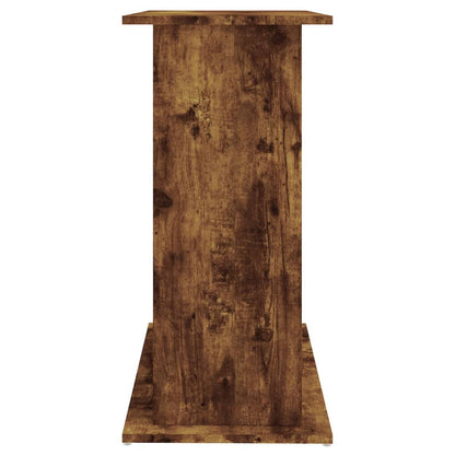 vidaXL Support pour aquarium chêne fumé 81x36x73 cm bois d'ingénierie