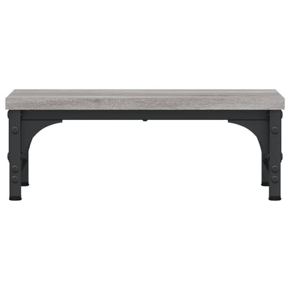 vidaXL Support de moniteur sonoma gris 37x23x14 cm bois d'ingénierie