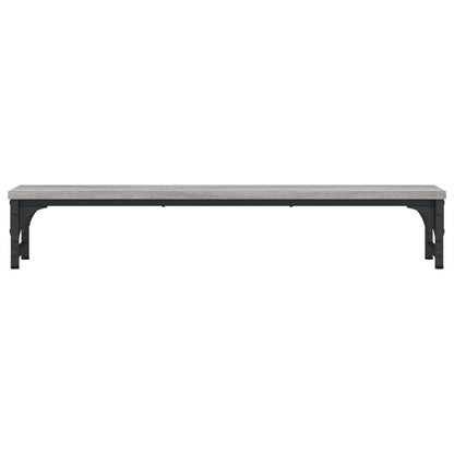 vidaXL Support de moniteur sonoma gris 85x23x15,5 cm bois d'ingénierie