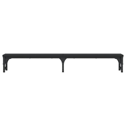 vidaXL Support de moniteur noir 105x23x15,5 cm bois d'ingénierie