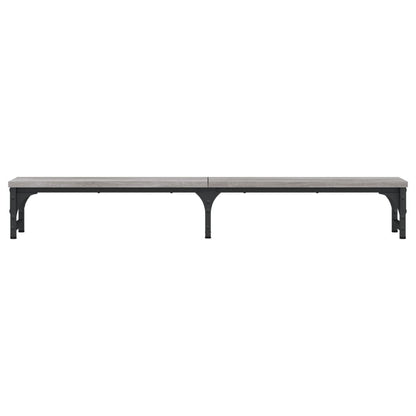 vidaXL Support de moniteur sonoma gris 105x23x15,5cm bois d'ingénierie