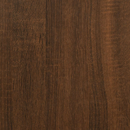 vidaXL Support moniteur chêne marron 105x23x15,5 cm bois d'ingénierie