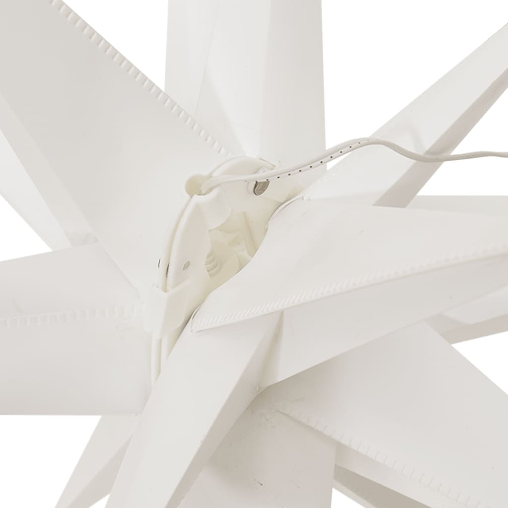 vidaXL Lumières de Noël avec LED 3 pcs pliable blanc