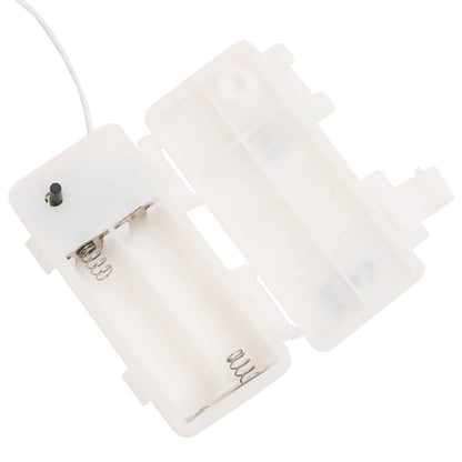 vidaXL Lumières de Noël avec LED 3 pcs pliable blanc