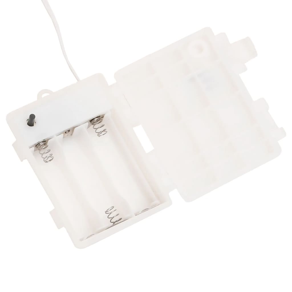 vidaXL Lumières de Noël avec LED 3 pcs pliable blanc