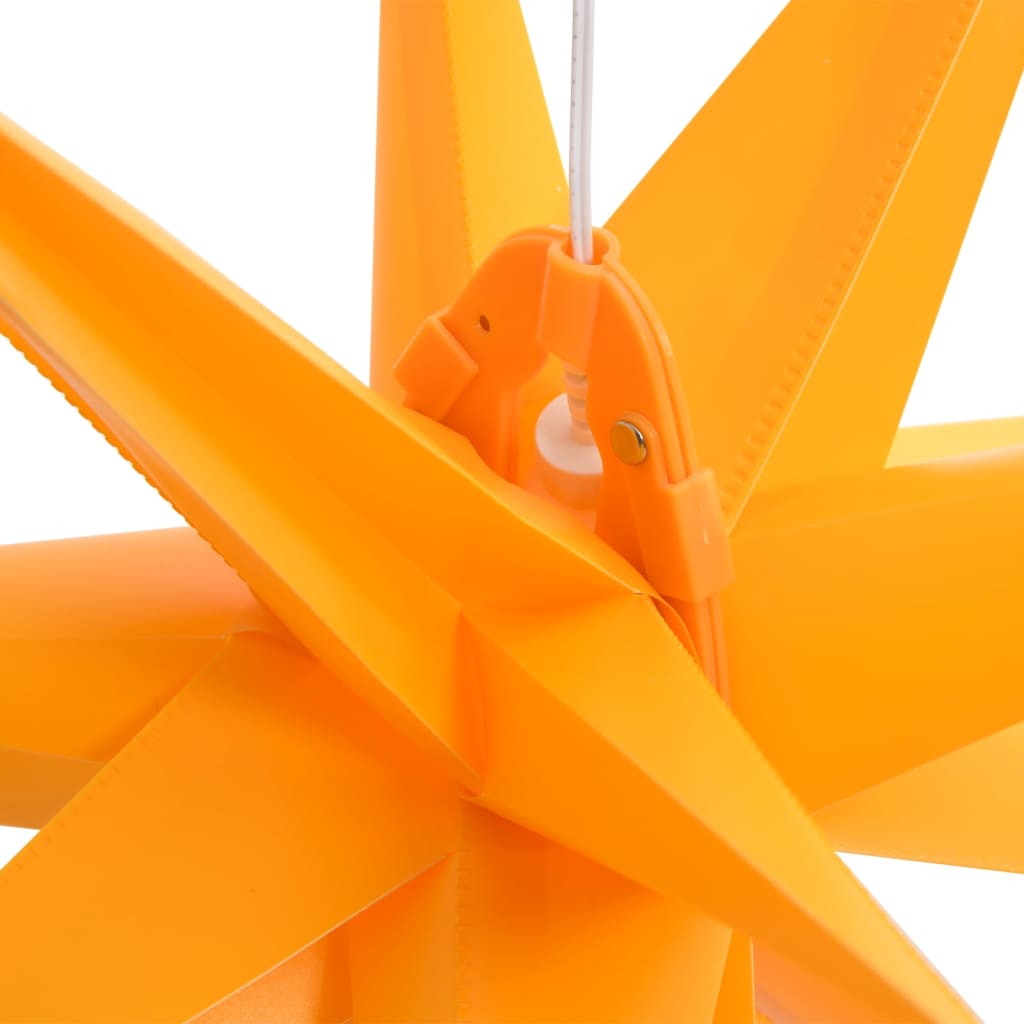 vidaXL Lumières de Noël avec LED 3 pcs pliable jaune