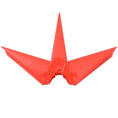 vidaXL Lumières de Noël avec piquets 3 pcs LED pliable rouge 35 cm