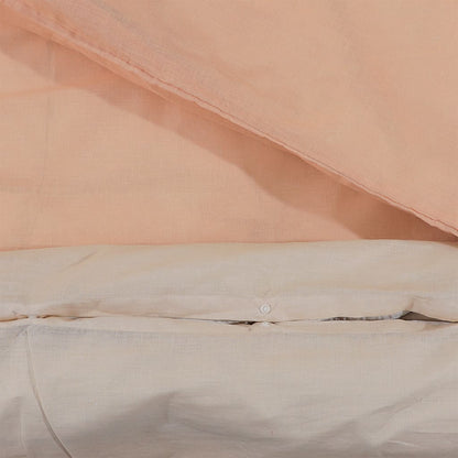 vidaXL Ensemble de housse de couette rose 200x200 cm Coton