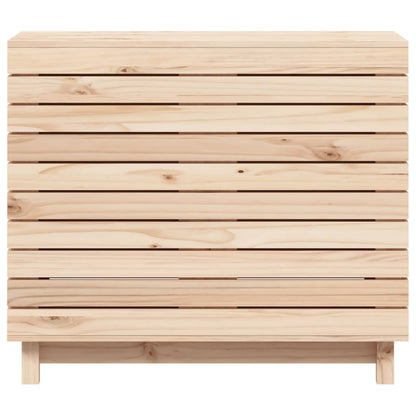 vidaXL Panier à linge 88,5x44x76 cm bois massif de pin