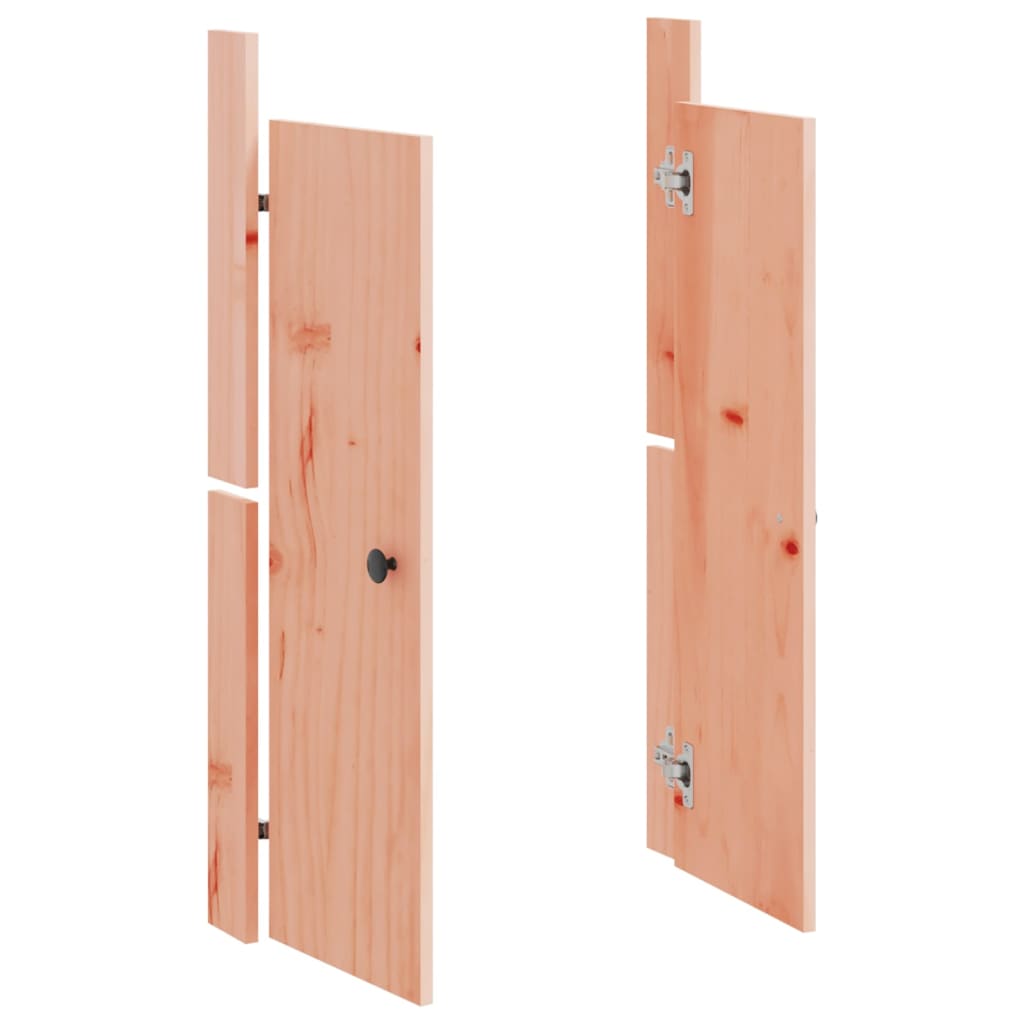 vidaXL Portes de cuisine d'extérieur 2 pcs bois massif douglas