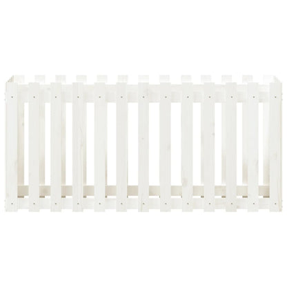 vidaXL Lit surélevé de jardin design de clôture 150x50x70cm pin massif